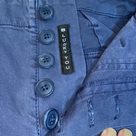 Lucky Brand button-fly utility pant in navy, size 24, NWT - Picture 8 of 10